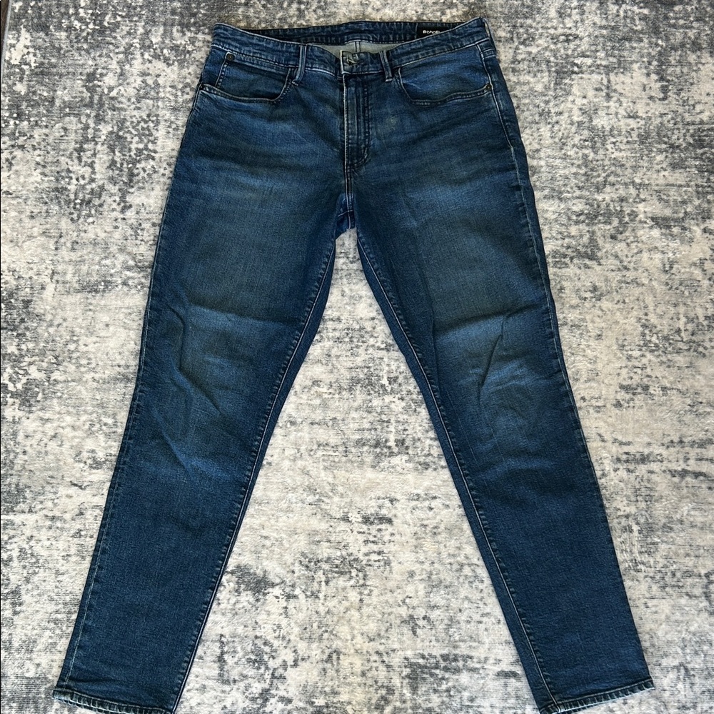 Bonobos Men's Straight Blue Jeans